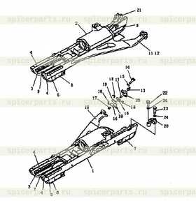 TRACK FRAME, R.H.